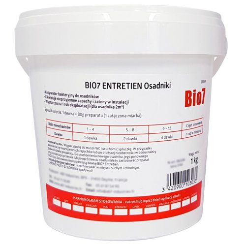 BIO7 Entretien Fenntartó baktérium, 1kg